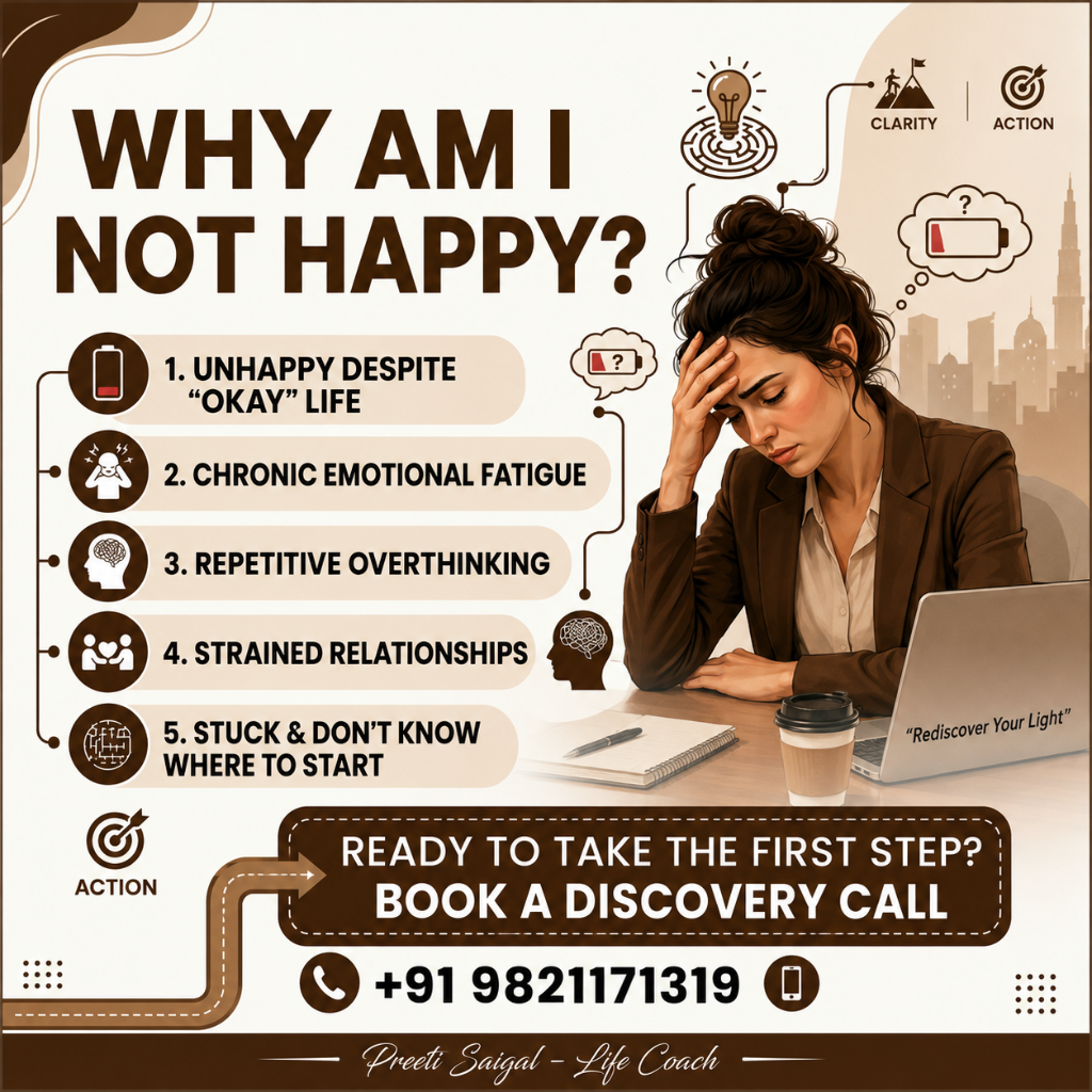 Why Am I Not Happy? 5 Signs You May Need Emotional Well-Being Coaching