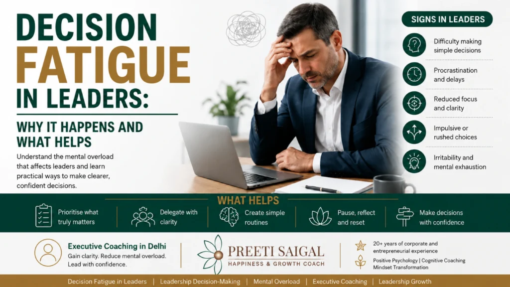 Decision Fatigue in Leaders: Why It Happens and What Helps