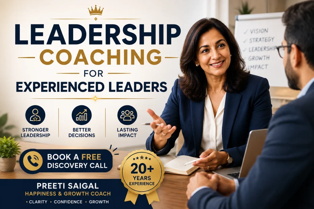 Leadership Coaching for Experienced Leaders
